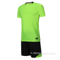 Maillot de football vert de football vert personnalisé Jersey de football